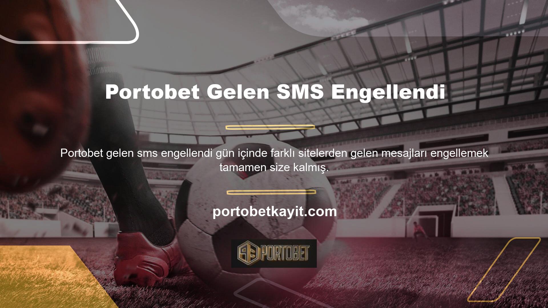 Bu nedenle, Portobet anti-SMS teması da çok basittir ve bir dakikadan az süren bir dizi eylem içerir