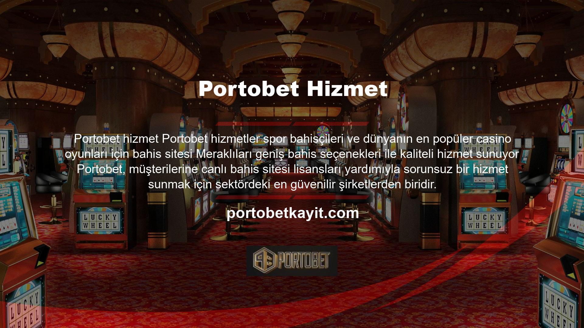 Bahis sitesi, ülkemizdeki tüm kayıtlı üyeleri için canlı spor bahisleri ve canlı casino oyunlarının Portobet giriş uluslararası sahnedeki etkilerinden başarıyla yararlanmıştır
